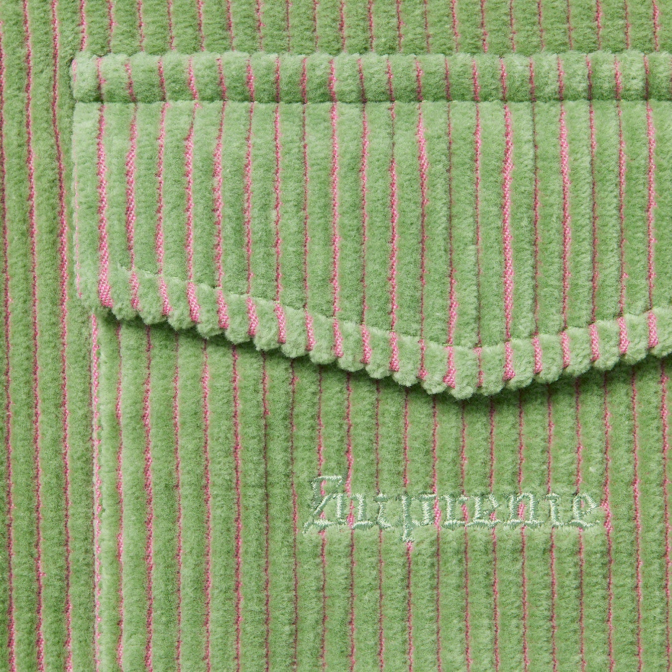 2-Tone Corduroy Zip Up Shirt view 7